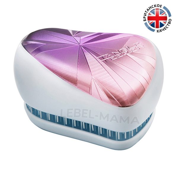 Tangle Teezer pacчecкa Compact Styler Smashed Holo Blue opигинaл