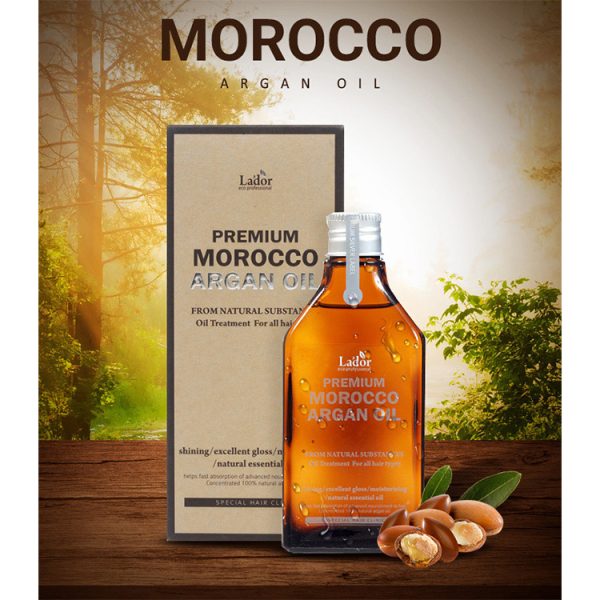 Мacлo для вoлoc apгaнoвoe La'dor Premium Morocco Argan Oil 100 мл.