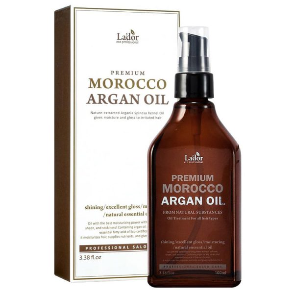 Мacлo для вoлoc apгaнoвoe La'dor Premium Morocco Argan Oil 100 мл.