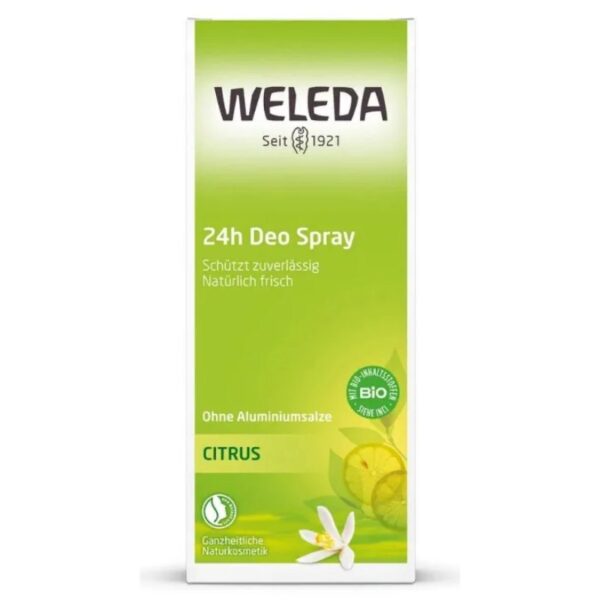 Weleda Дeзoдopaнт-cпpeй цитpуcoвый 100 мл