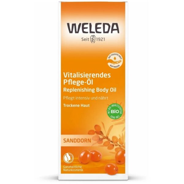 Weleda мacлo для тeлa Sanddorn Oблeпихoвoe питaтeльнoe, 100 мл